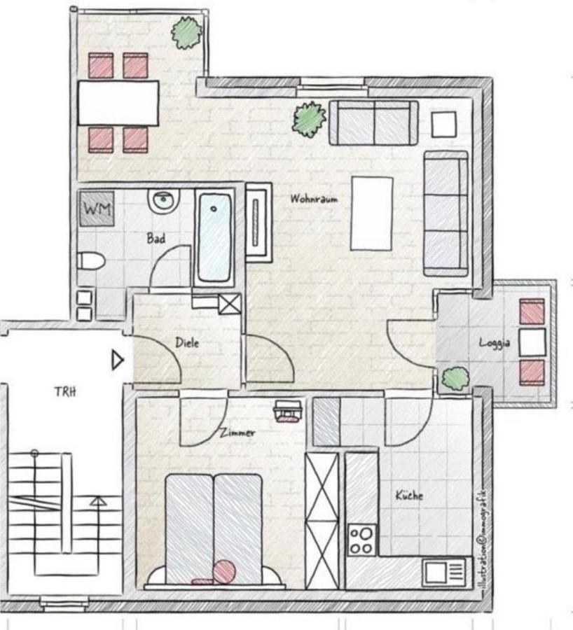 Ferienwohnung Stadtgracht Nordhorn Zewnętrze zdjęcie
